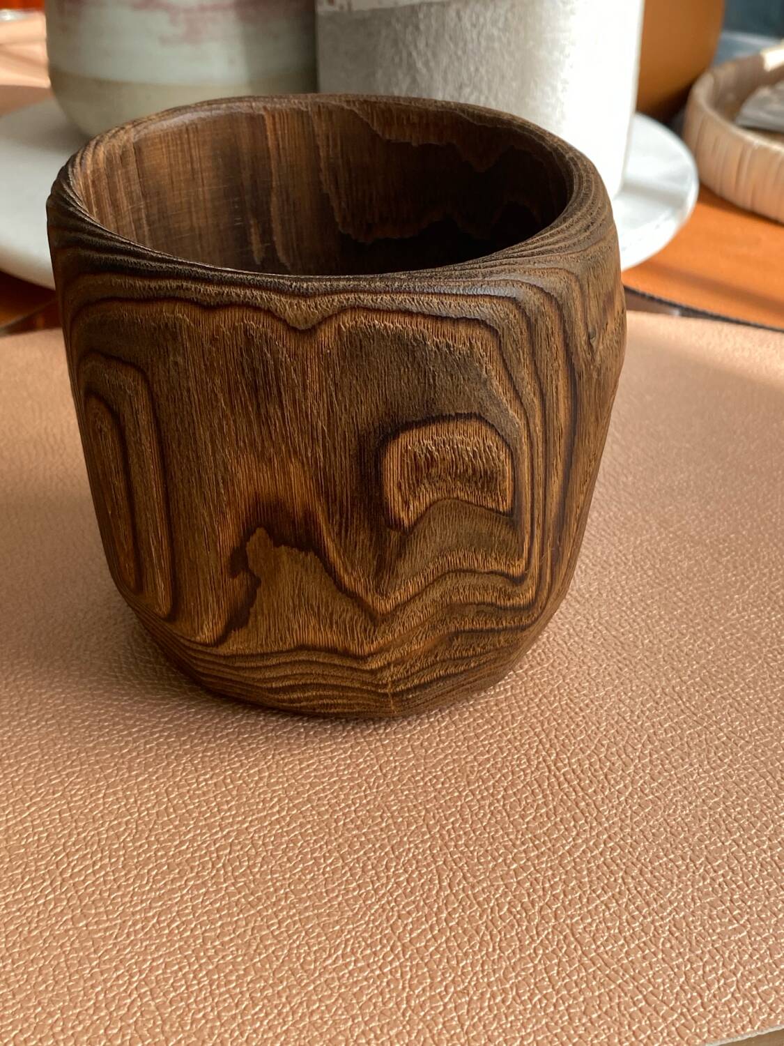 Wooden planter / pot, art crafts