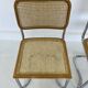 Pair chairs design Marcel Breuer, Italy, 1980