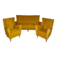 Midcentury Modern Living Room set in Velvet, Italy 1950