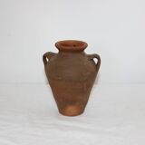 Old little terracotta jar