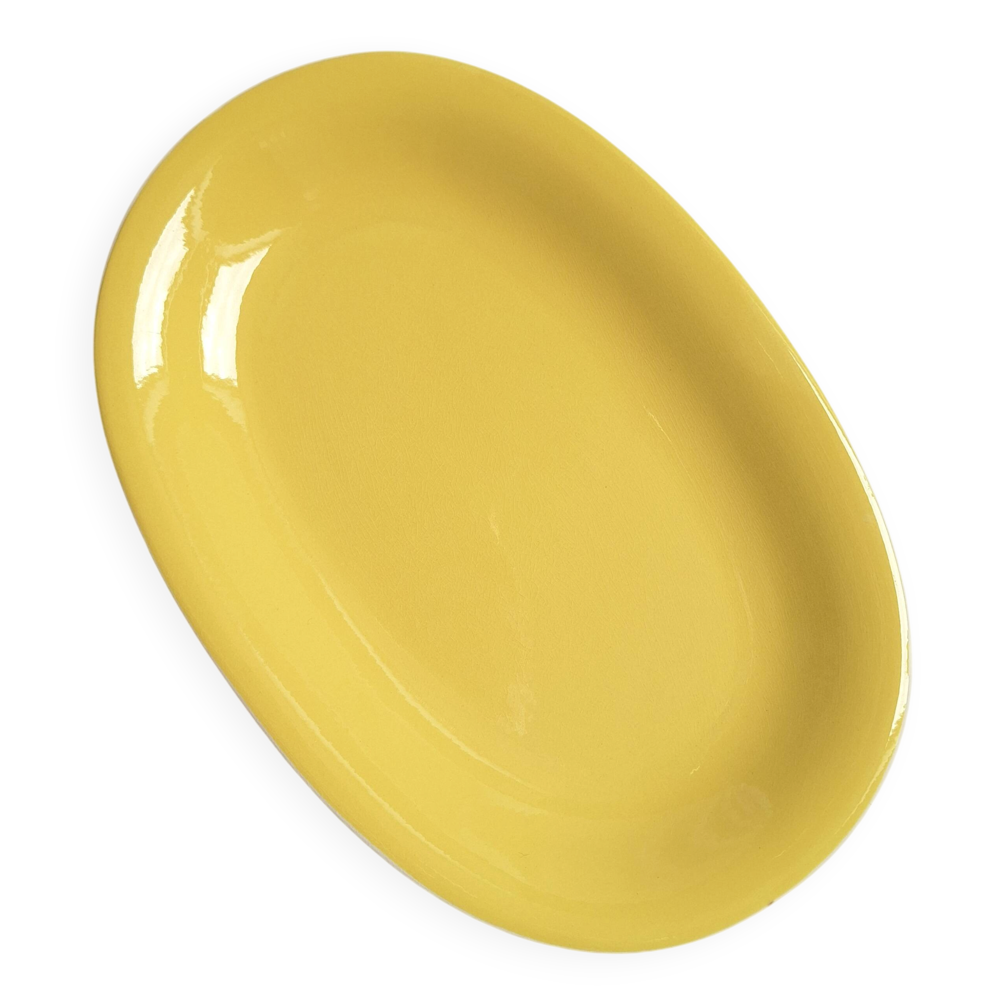 Oval plate Villeroy & Boch yellow