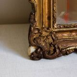 Miroir ancien doré biseauté