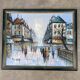 Signed painting by Duchamp on a Parisian street.