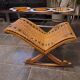 Rattan footrest