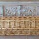 Old wicker bread basket