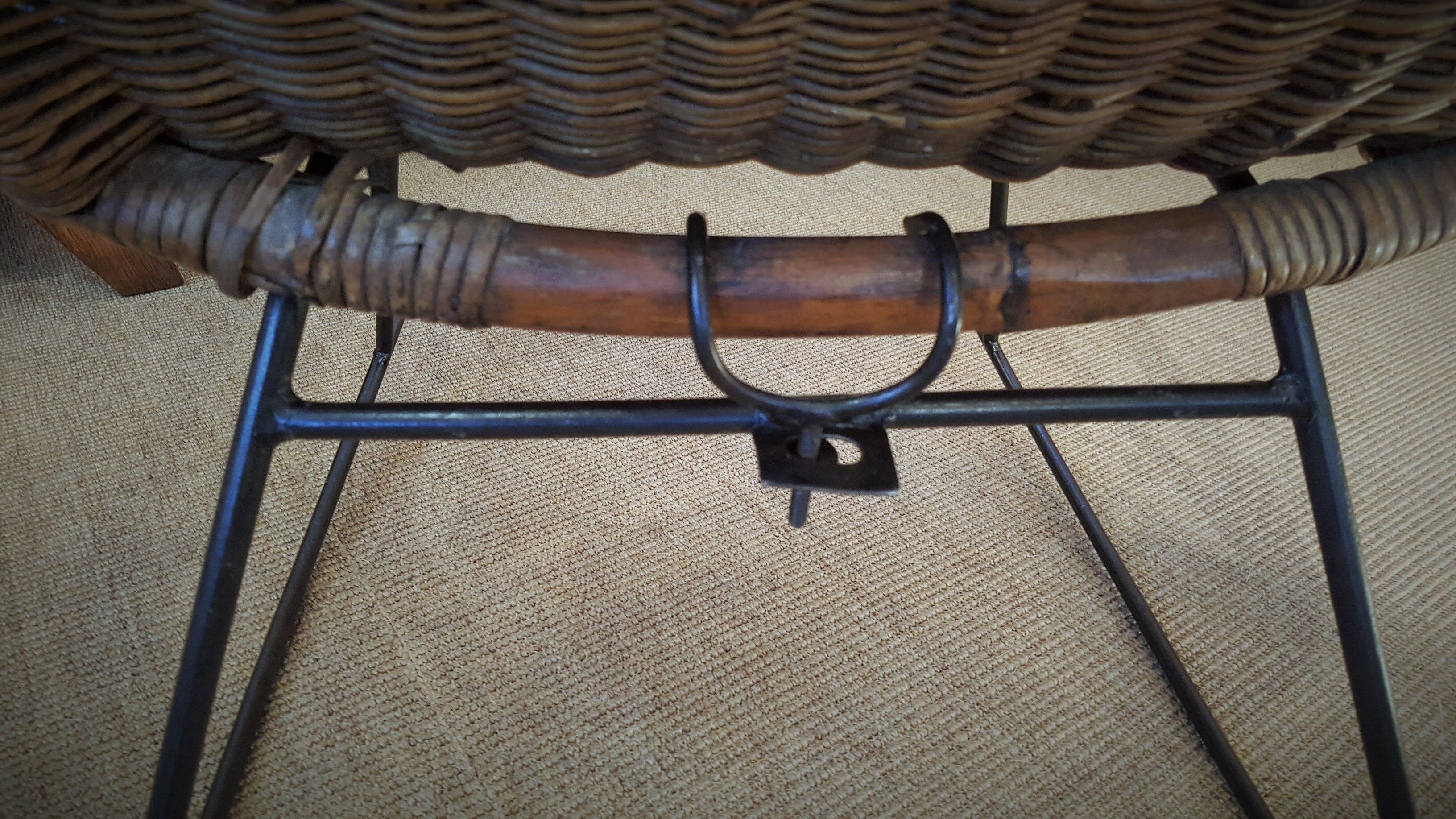 The 50s Wicker rocking