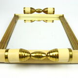 Plateau miroir art déco