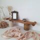 Etagère / Table murale en bois vintage