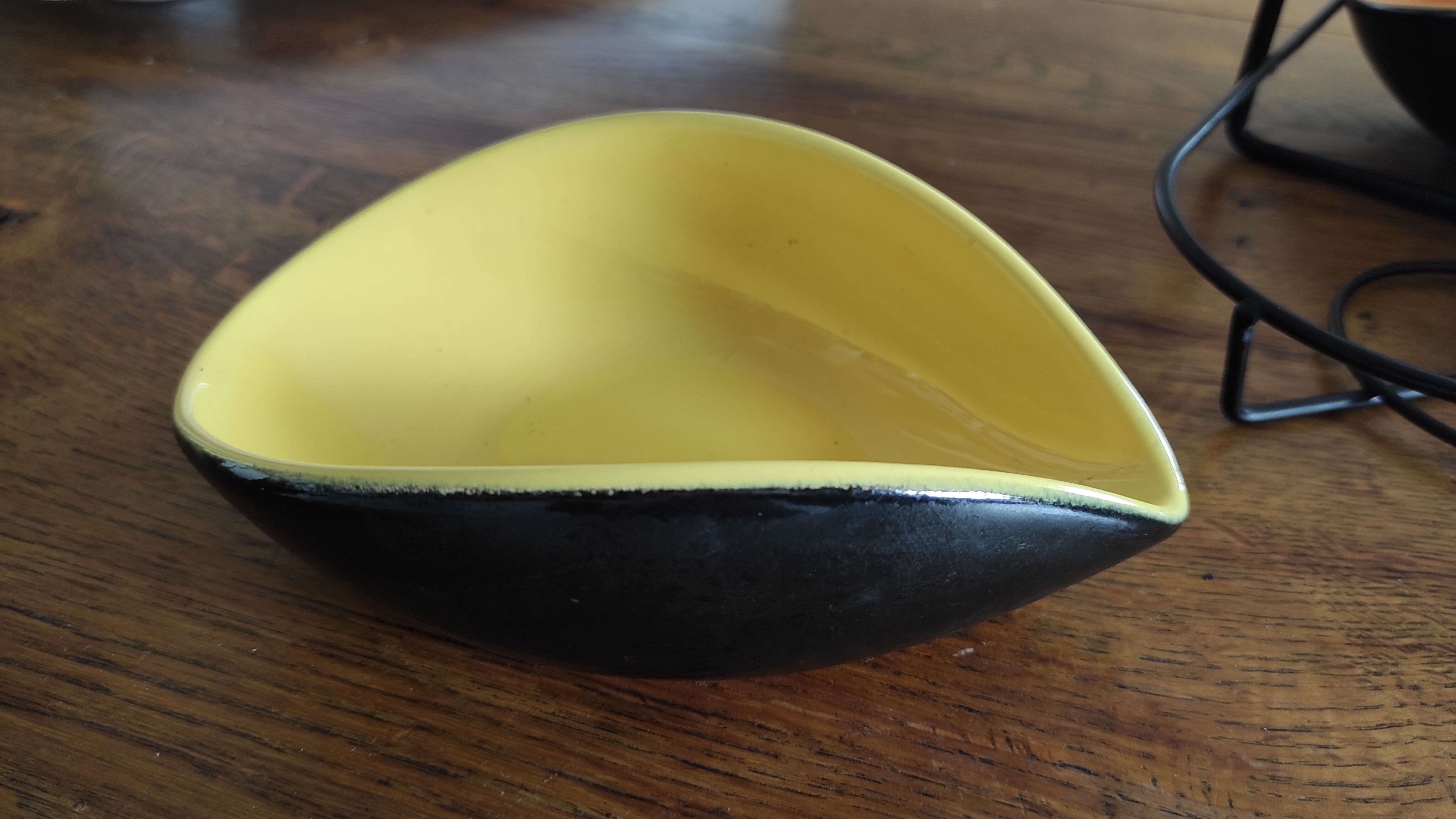 Service vintage ceramic aperitif tray