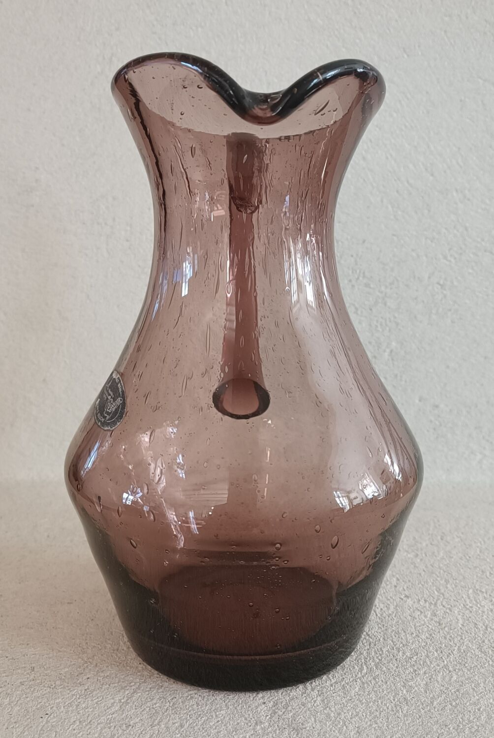 La Rochère blown glass pitcher
