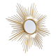 Miroir soleil Chaty Vallauris en métal doré