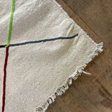 Tapis berbère losanges fluo