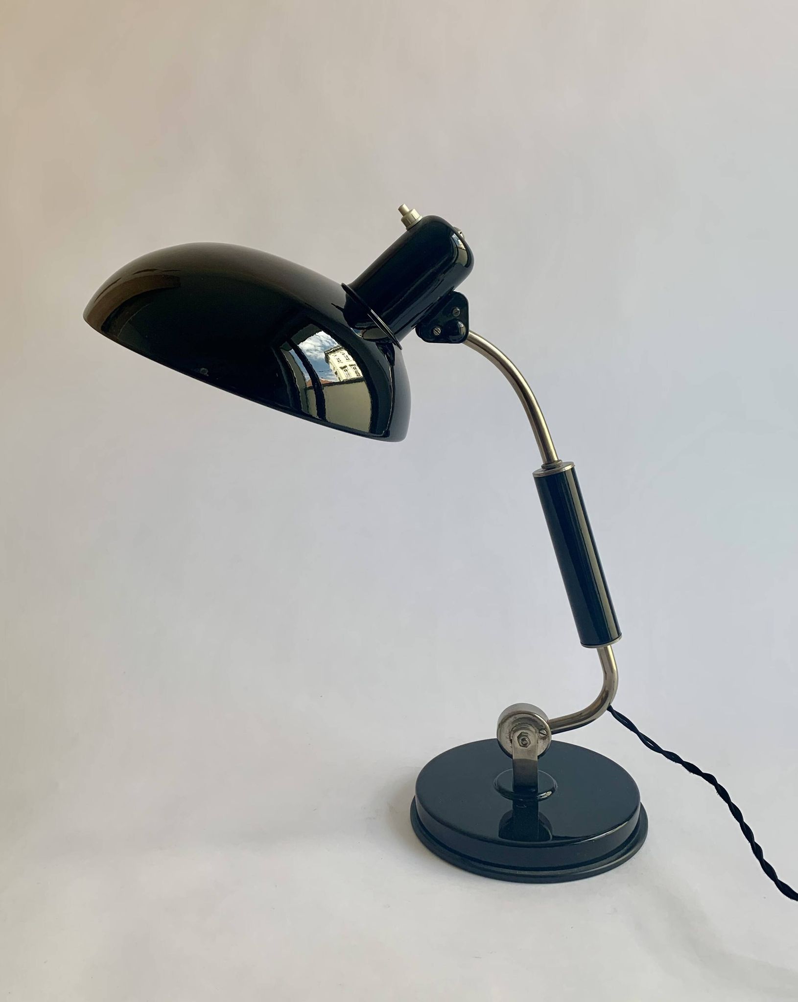 Lampe de table Bauhaus par Christian Dell pour Koranda, années 1940
