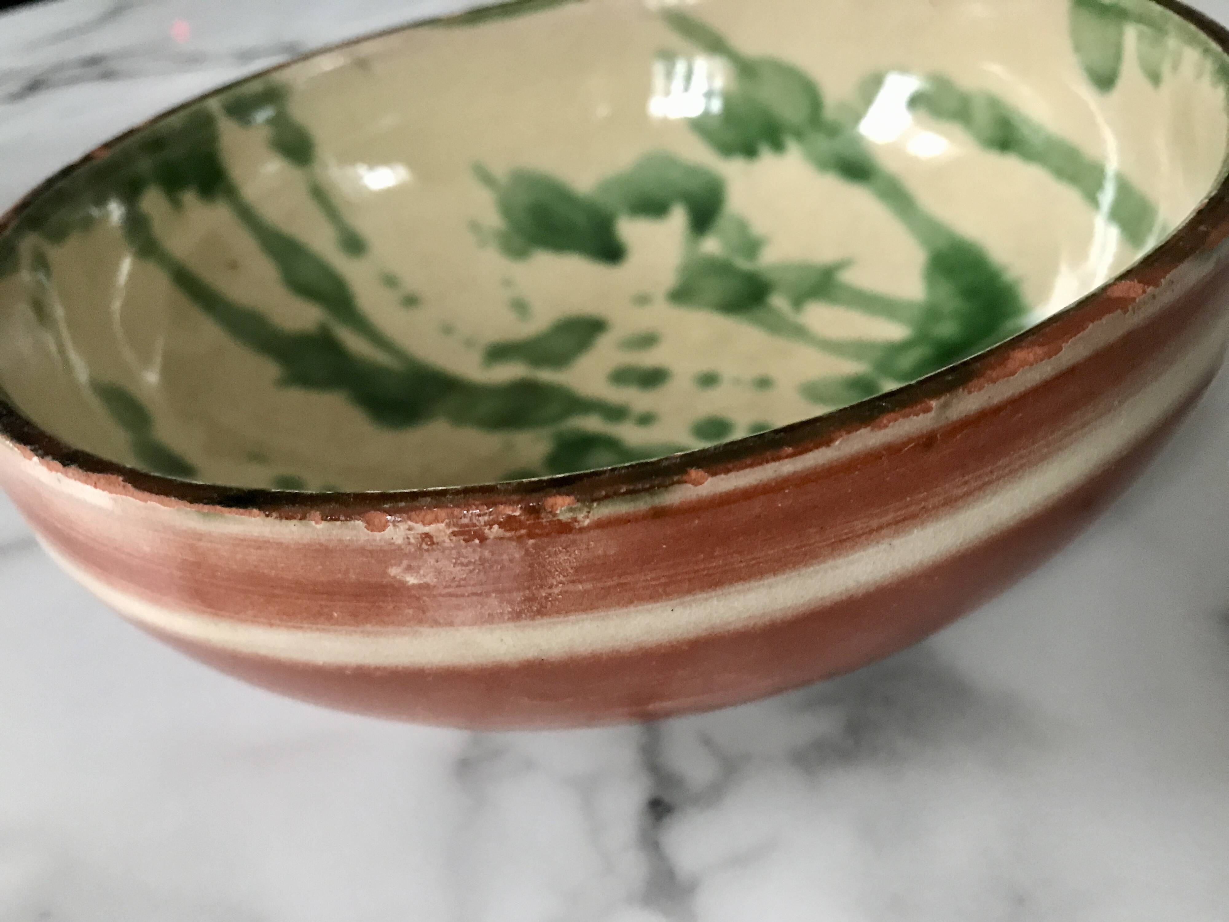 Terracotta salad bowl