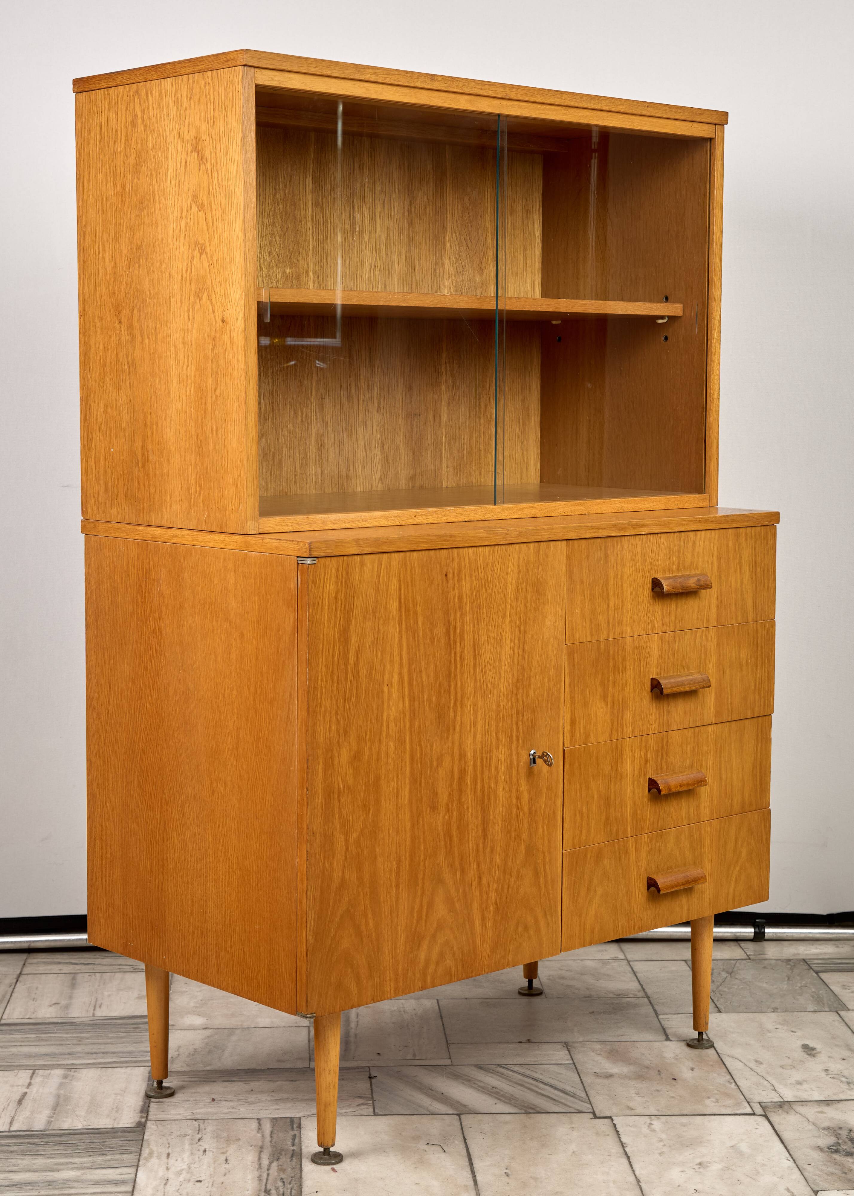 Vintage Display Cabinet, UP závody, 1960s, Czechoslovakia