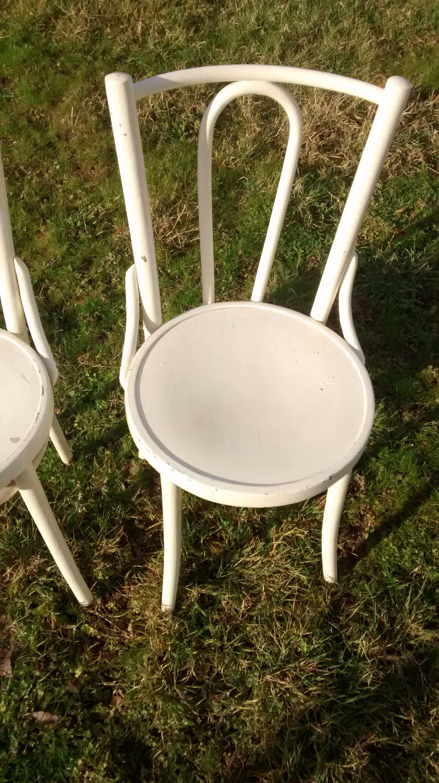 Pair of bistro chairs