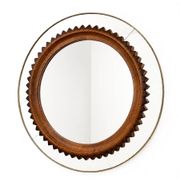 Miroir circulaire par Fratelli Marelli, Italie, années 1950