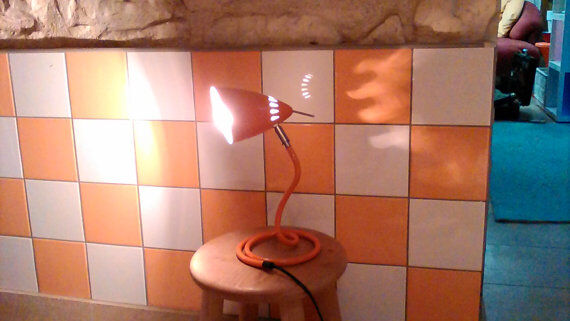 Lamp metal orange style 70