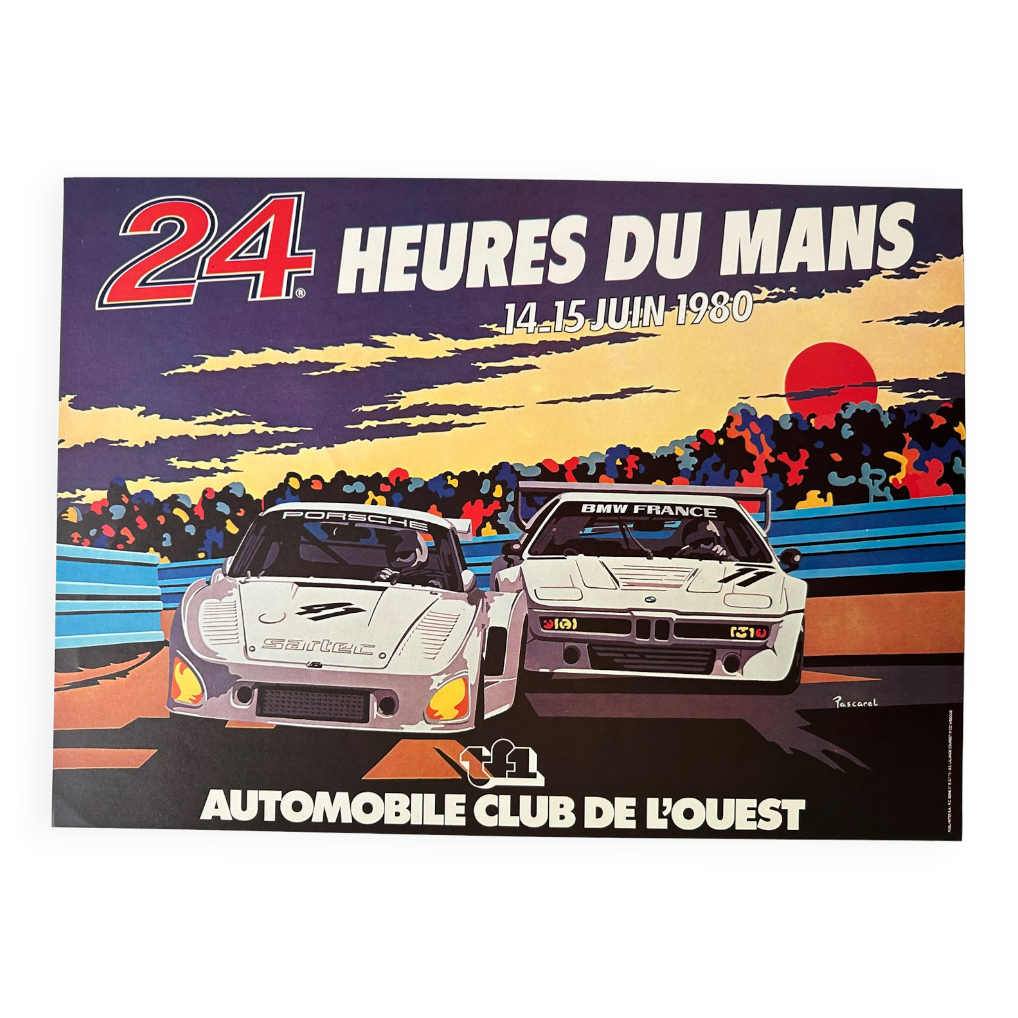 Original poster of Pascarel 24 Hours of Le Mans 1980