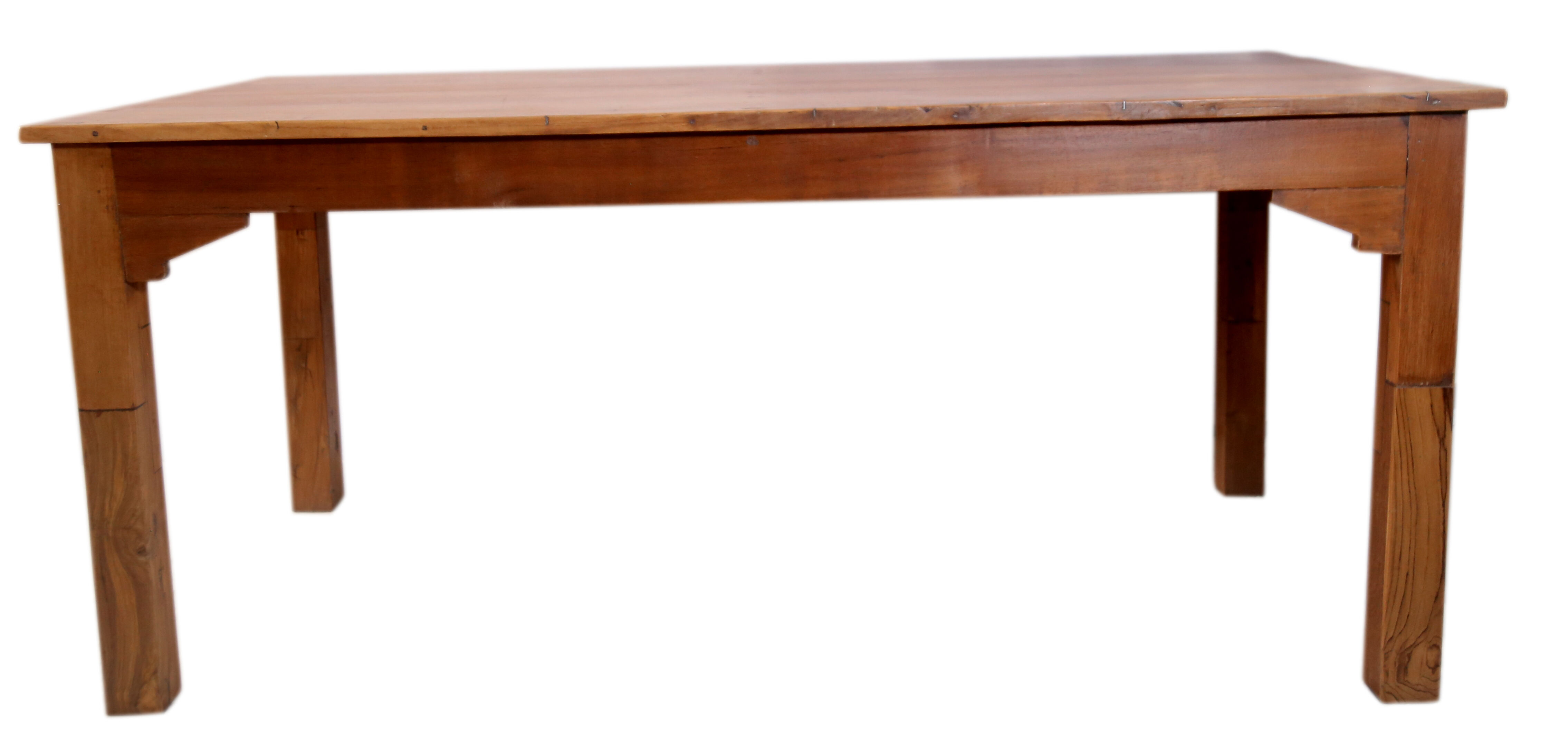 old Burmese teak farm table