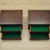 Set of hanging bedside cabinets, Danish design, 1970s, production: Denmark