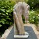 Pair of onyx bookends horse 1960s Italy vintage