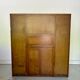 Vintage 1950s painted wooden sideboard – display cabinet, drawers and shelves –