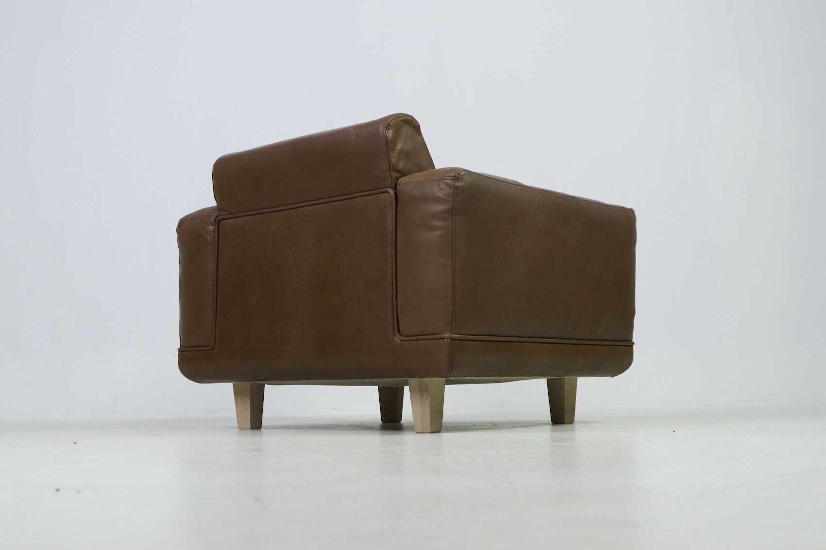 Vintage armchair Søren Nissen and Ebbe Gehl in brown leather