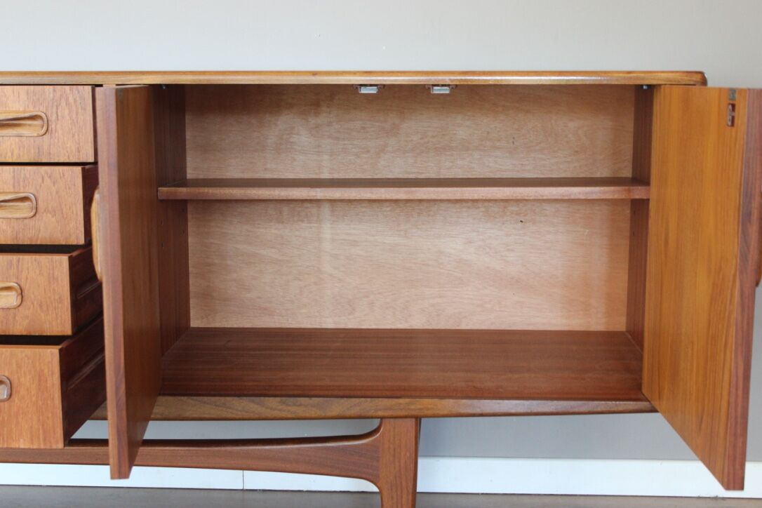 Vintage teak, Scandinavian style enfilade, by G-PLAN, FRESCO model