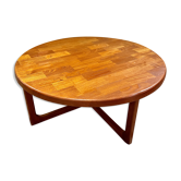 Solid teak coffee table by Niels Bach, Denmark 1960's