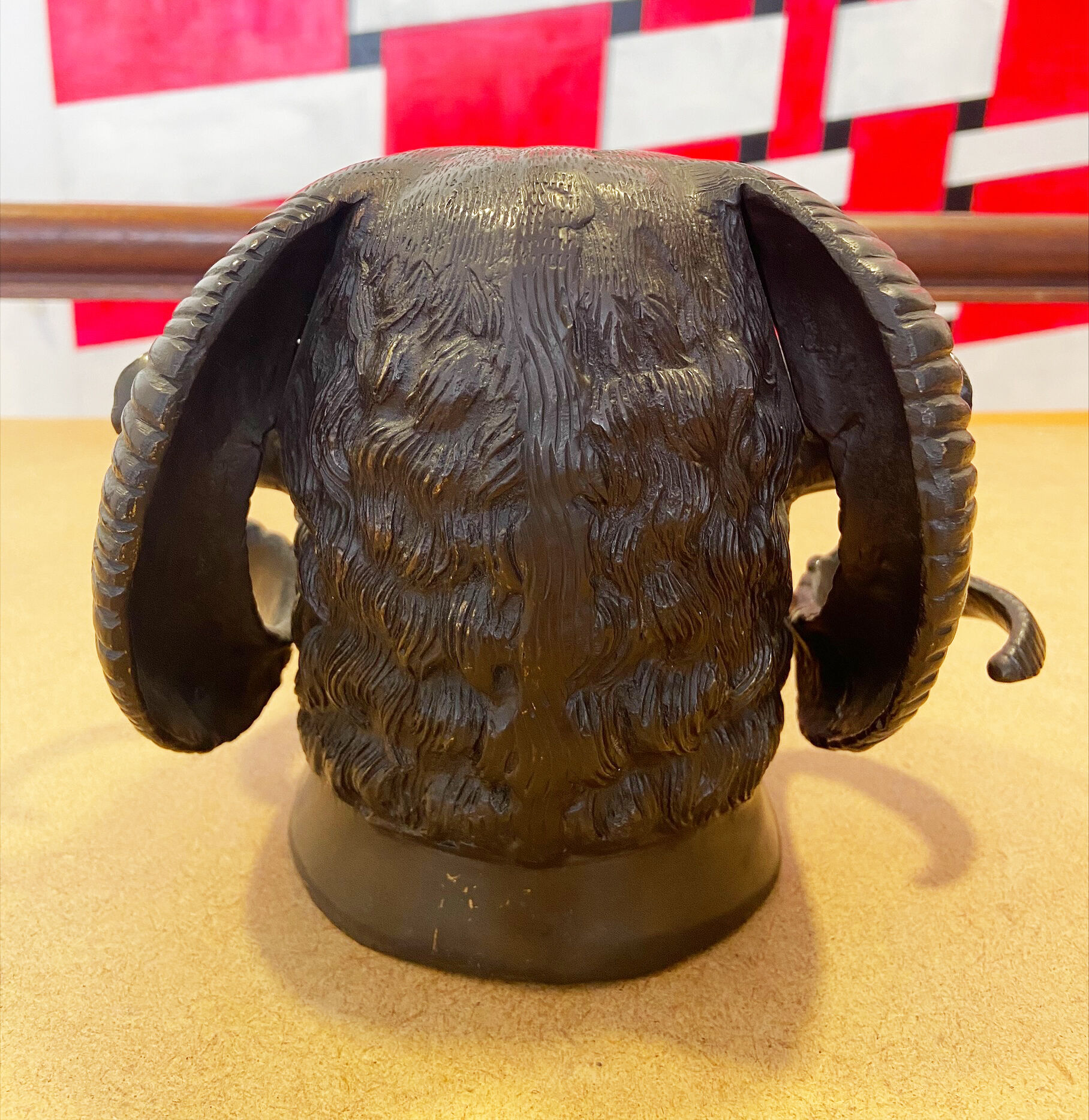 Bronze ram's head - 50s