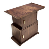 Black Walnut Divider Cabinet in the style of Emilio Lancia, Italy