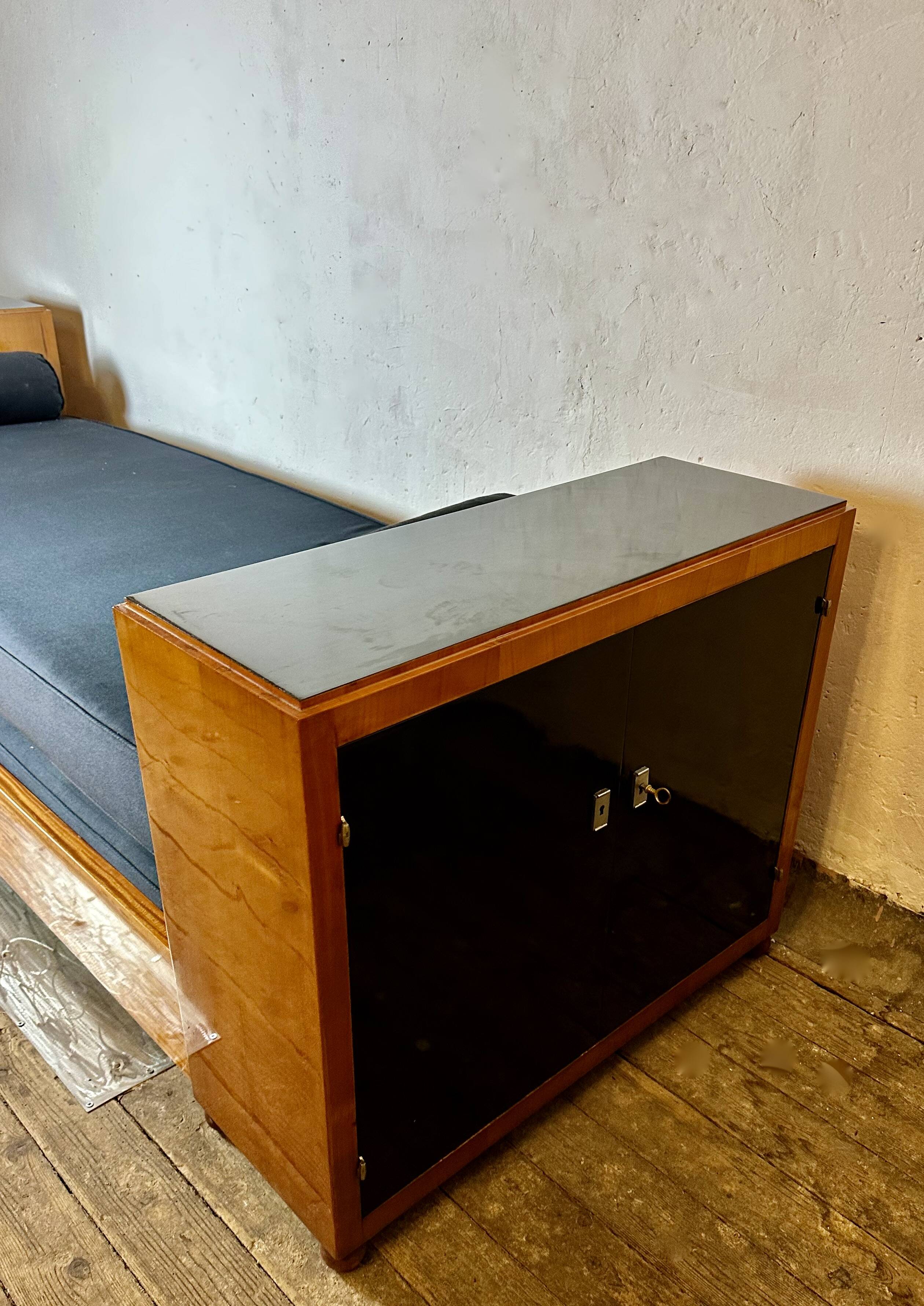 Art Deco daybed attributed to Jules Emile Leleu, Prince of Monaco model, 1927