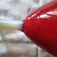 Opaline glass vase