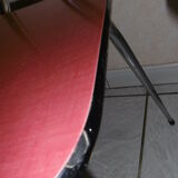Set of 2 chairs in formica Red