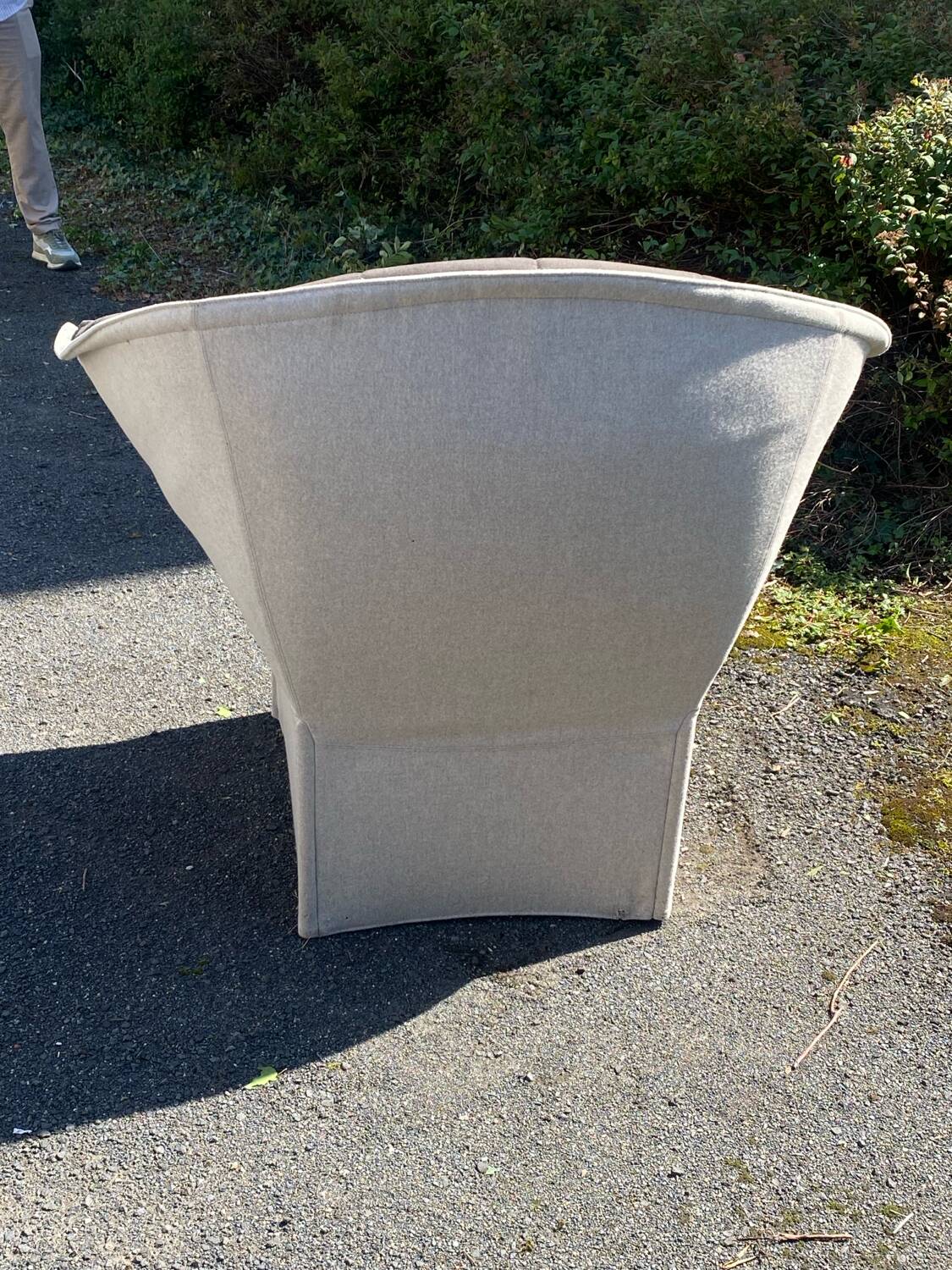 High-back armchair by Moël