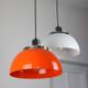 Vintage 2240 Faro pendant lamp by Luigi Massoni for Guzzini & Meblo, 1960s, set of 2