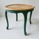 Vintage Louis XV style guéridon in renovated oak.