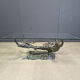 Vintage bonsai coffee table by Willy Daro, 1970s