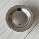 Silver-plated shell butter dish