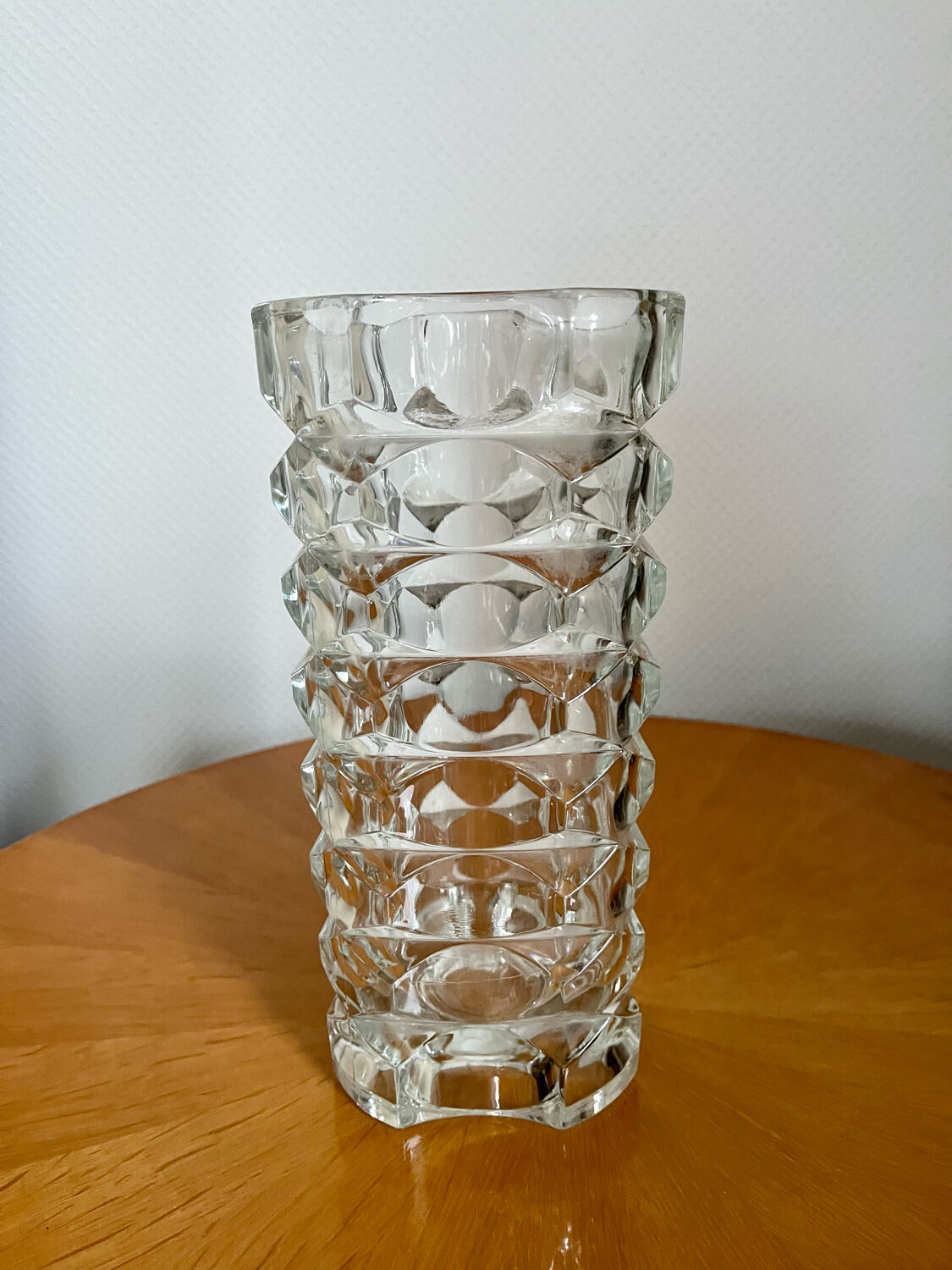 Glass crystal vase 1950