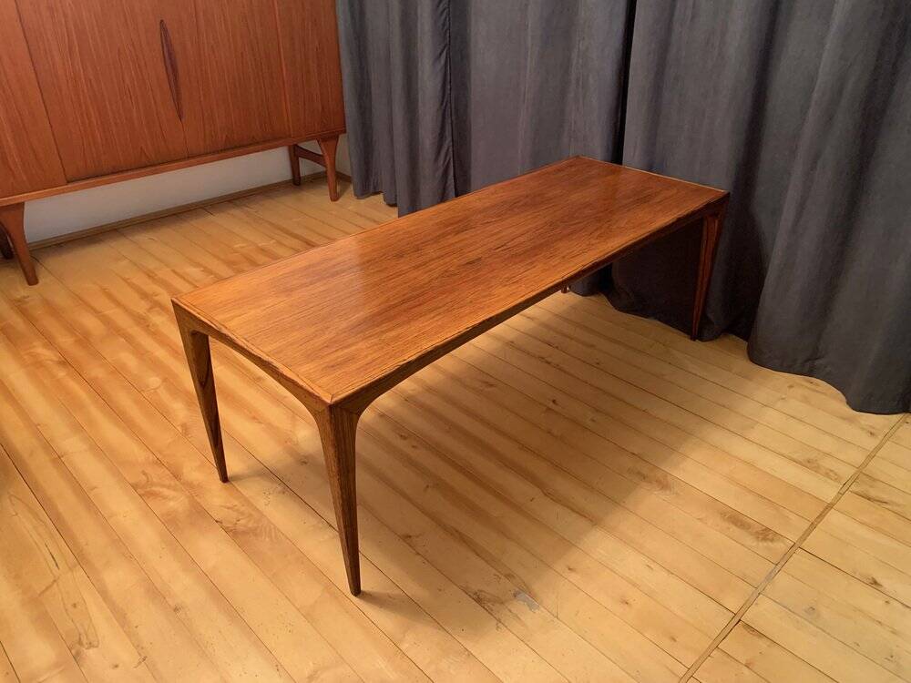 Table basse attribuée à Johannes Andersen pour CFC Silkeborg, Danemark, années 1950.