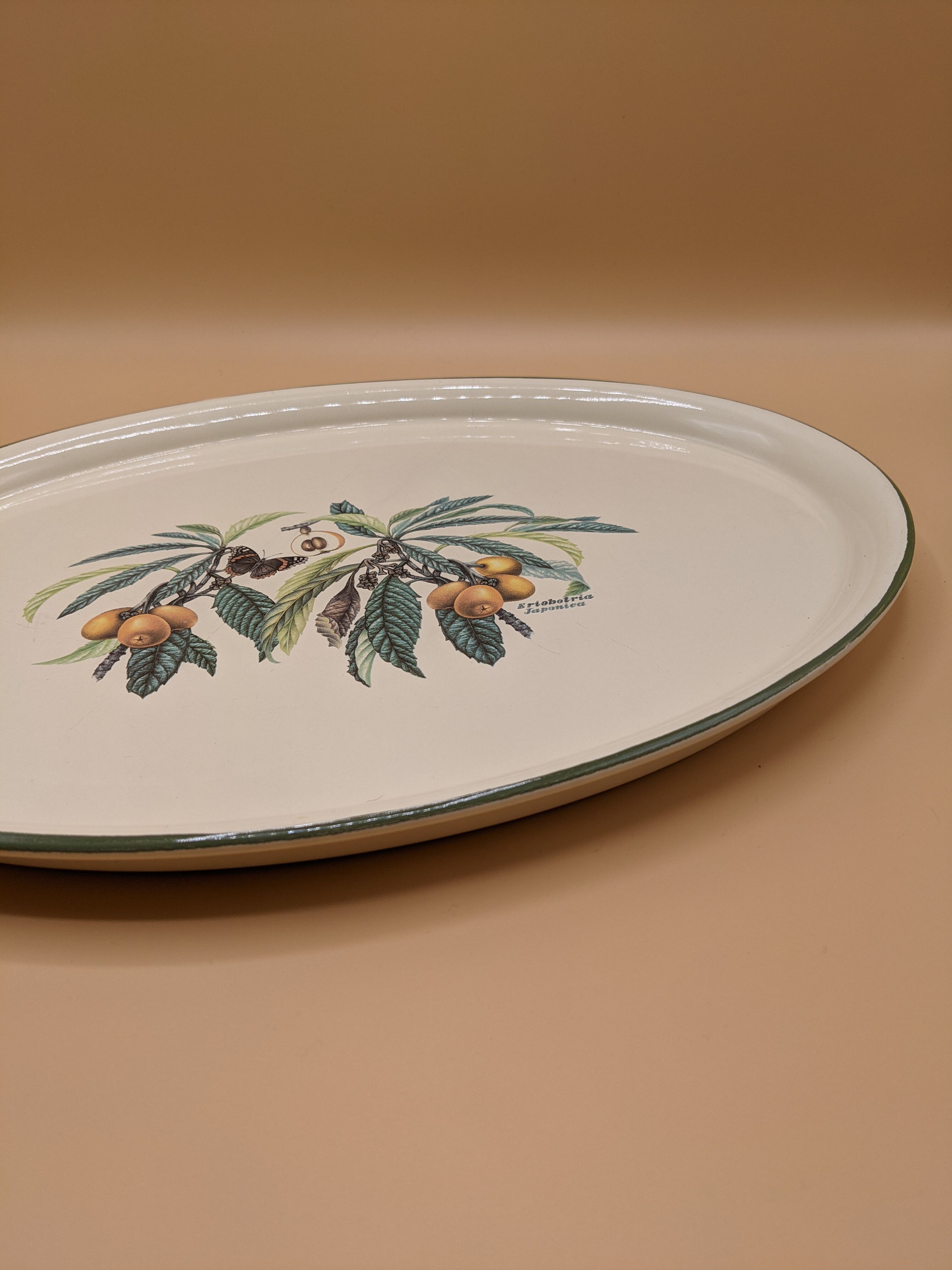 flat / vintage tray, botanical décor