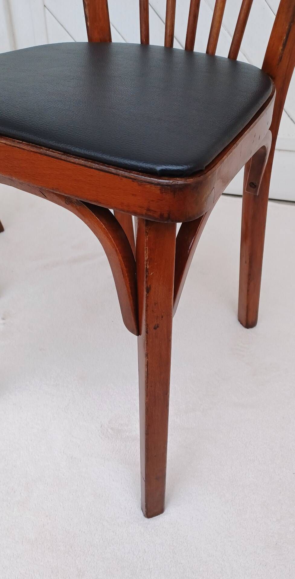 Pair of Baumann bistro chairs no. 12