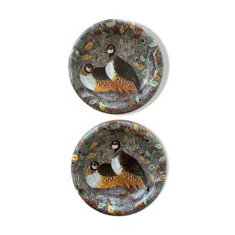 2 cendriers Gien Rambouillet