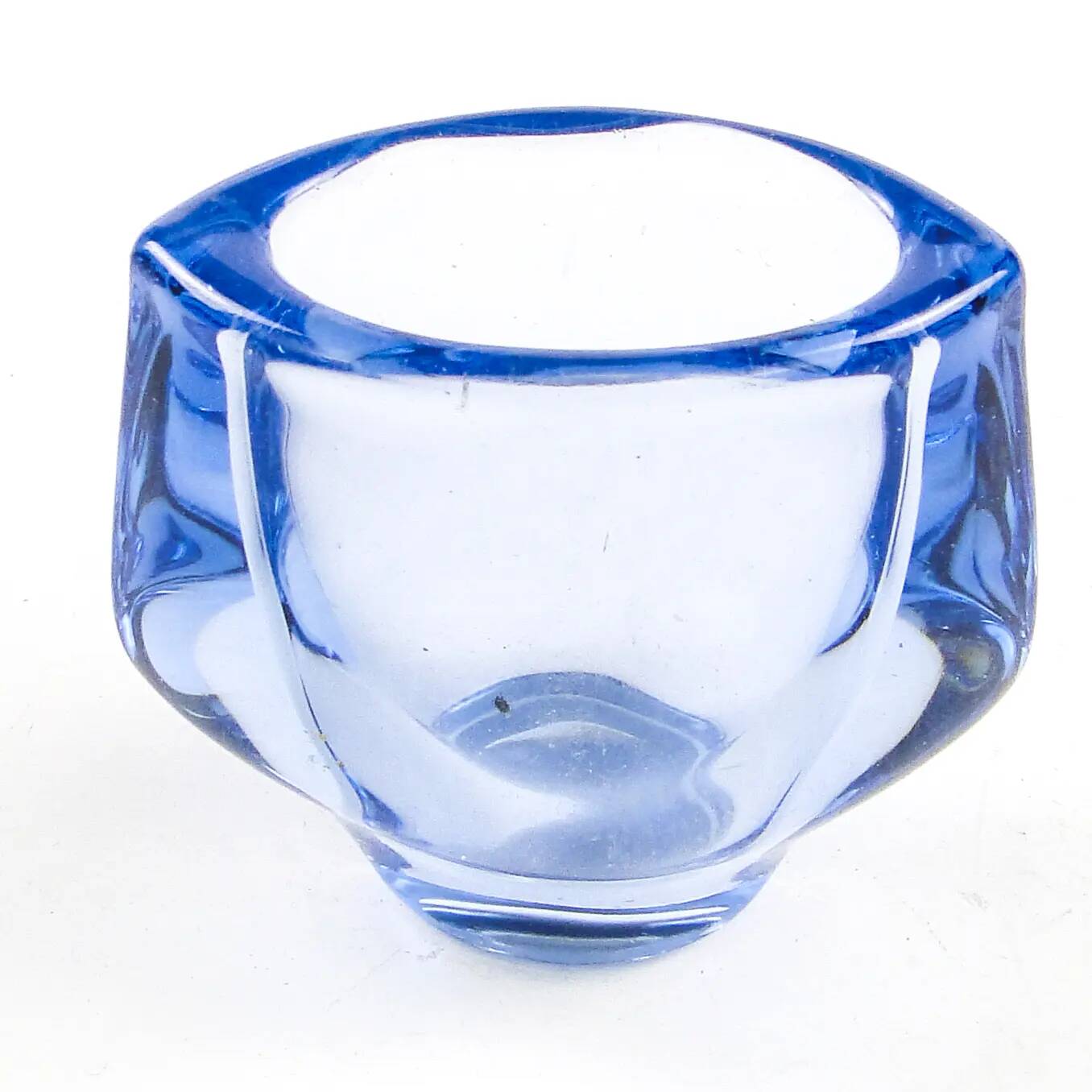 Mid-century modern vase, glass, Czechoslovakia, 1960s