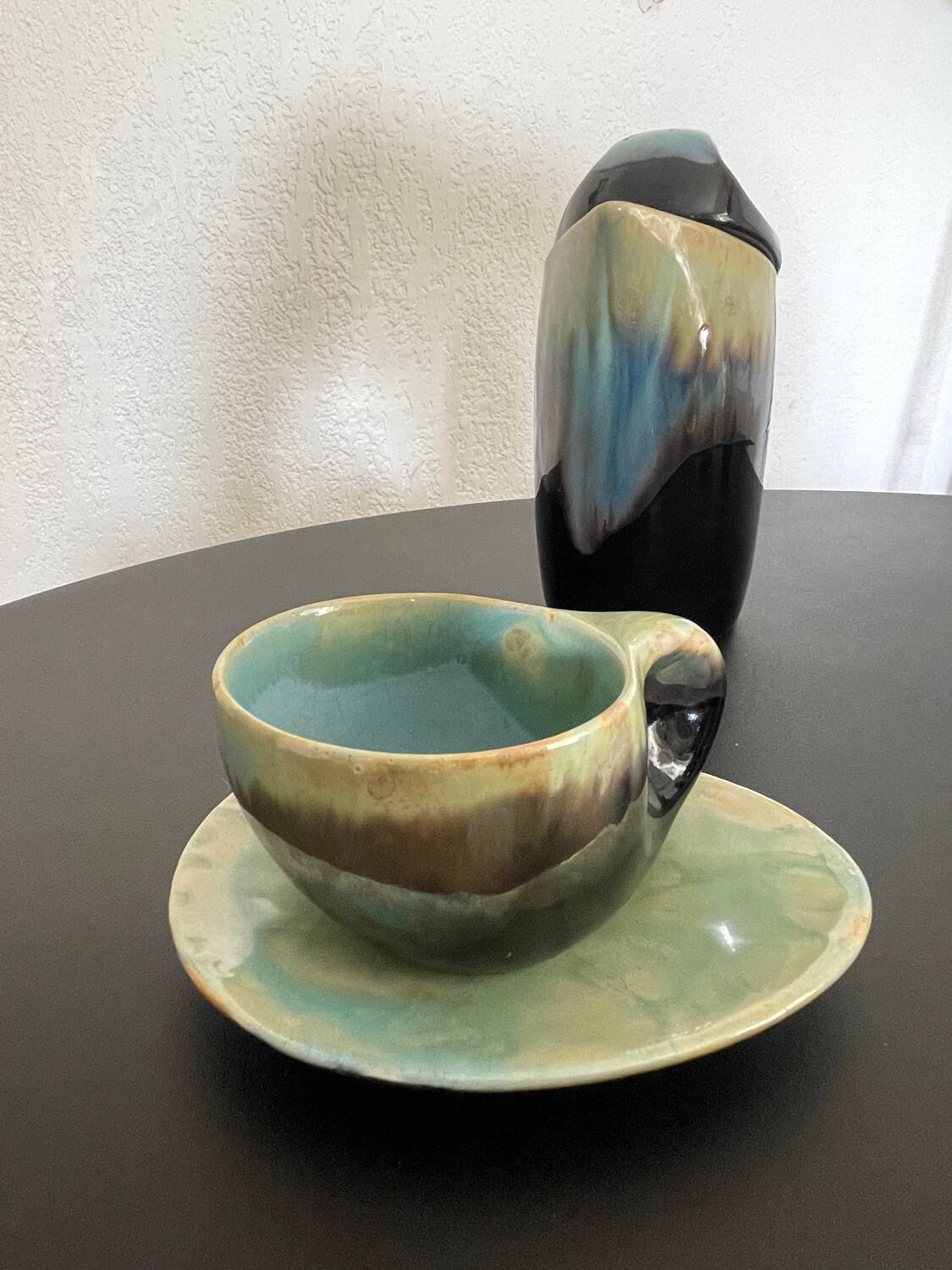 Vallauris ceramic coffee service from the 60s
