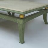 Pair of low tables square Etruscan style bronze skated to the antique circa 1970'