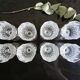 Lot de 8 verres à pied vintage