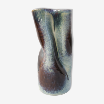 Enamelled vintage vase